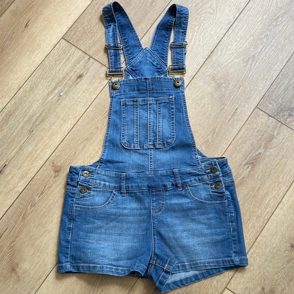 Blue Spice Shortalls Short Overalls Denim Size 5 Blue Women’s Junior’s